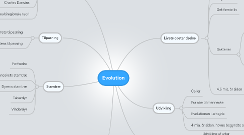 Mind Map: Evolution