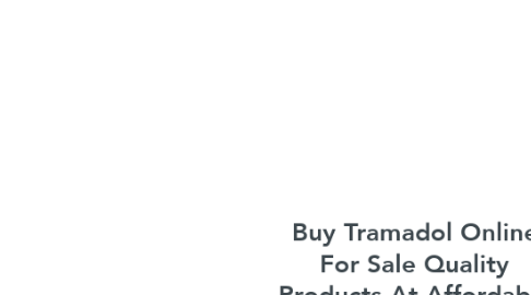 Mind Map: Buy Tramadol Online For Sale Quality Products At Affordable Prices