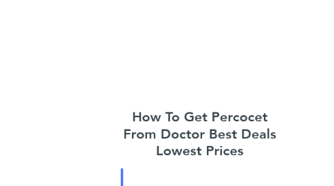 Mind Map: How To Get Percocet From Doctor Best Deals Lowest Prices