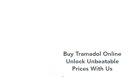 Mind Map: Buy Tramadol Online Unlock Unbeatable Prices With Us