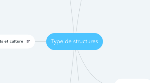 Mind Map: Type de structures