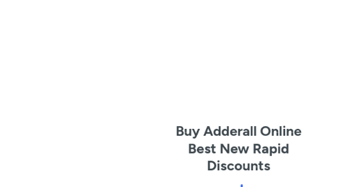 Mind Map: Buy Adderall Online Best New Rapid Discounts