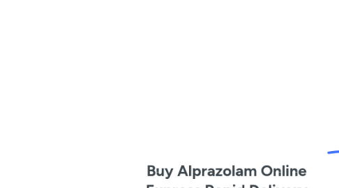 Mind Map: Buy Alprazolam Online Express Rapid Delivery
