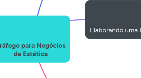 Mind Map: Tráfego para Negócios de Estética