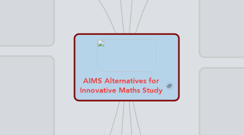 Mind Map: AIMS Alternatives for Innovative Maths Study