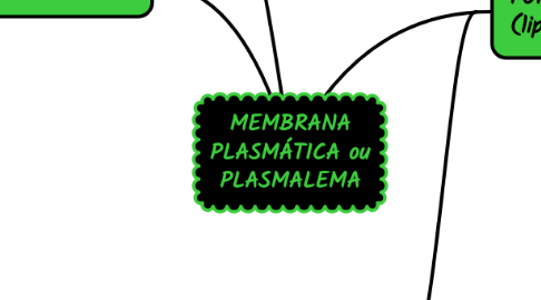 Mind Map: MEMBRANA PLASMÁTICA ou PLASMALEMA