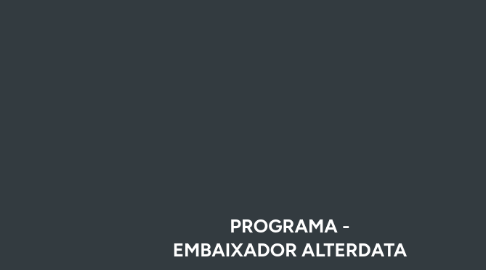 Mind Map: PROGRAMA - EMBAIXADOR ALTERDATA