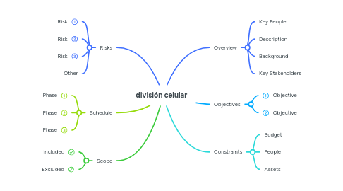 Mind Map: división celular