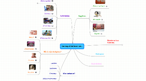 Mind Map: Een dag uit het leven van...