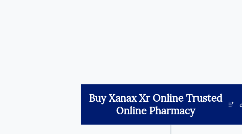 Mind Map: Buy Xanax Xr Online Trusted Online Pharmacy