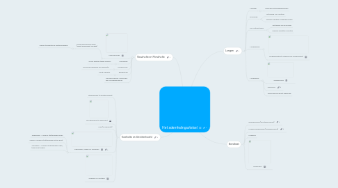 Mind Map: Het ademhalingsstelsel