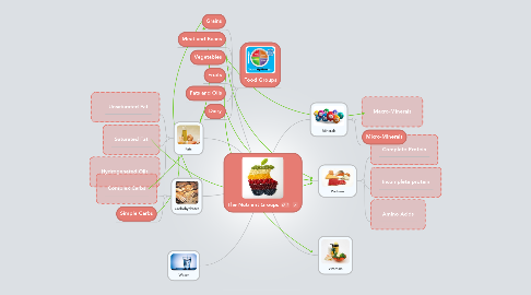 Mind Map: The Nutrient Groups