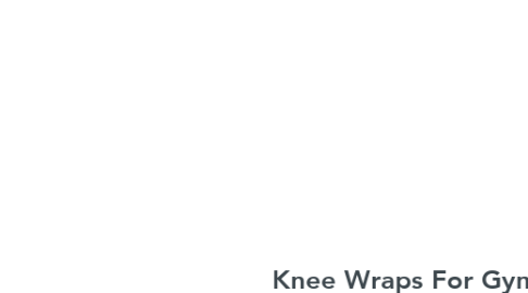 Mind Map: Knee Wraps For Gym