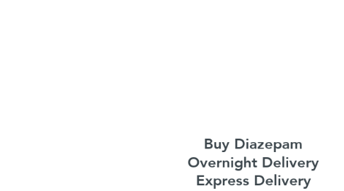 Mind Map: Buy Diazepam Overnight Delivery Express Delivery