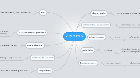 Mind Map: VUELO FELIX