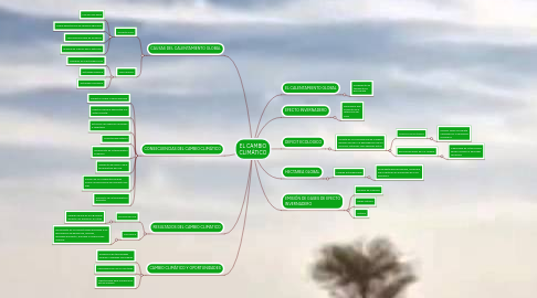 Mind Map: EL CAMBIO CLIMÁTICO