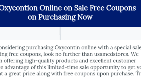Mind Map: Buy Oxycontion Online on Sale Free Coupons on Purchasing Now