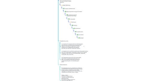 Mind Map: Competencias laborales