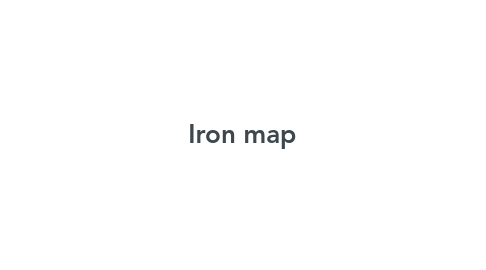 Mind Map: Iron map