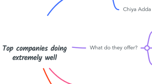 Mind Map: Top companies doing extremely well