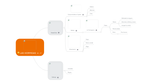 Mind Map: LAS HORMIGAS