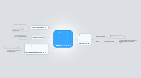 Mind Map: Produção de Vinagre