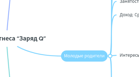 Mind Map: Студия фитнеса “Заряд Q”