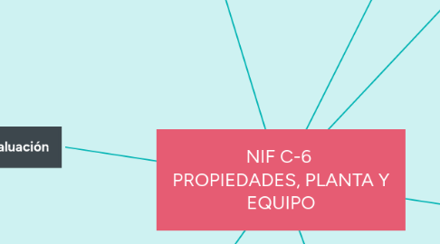 Mind Map: NIF C-6 PROPIEDADES, PLANTA Y EQUIPO