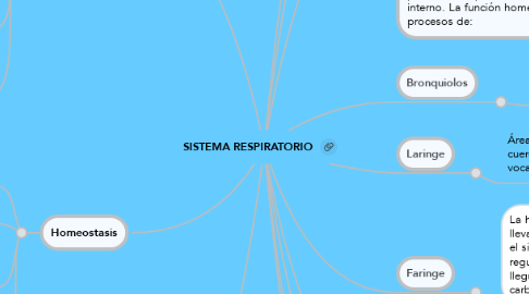 Mind Map: SISTEMA RESPIRATORIO