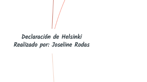 Mind Map: Declaración de Helsinki Realizado por: Joseline Rodas