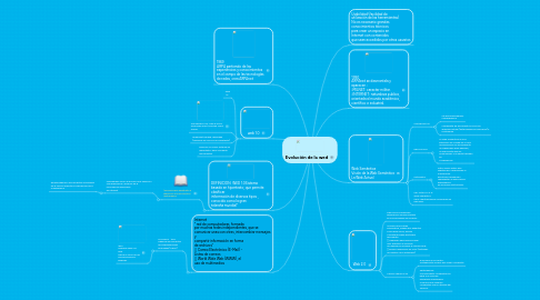 Mind Map: Evolución de la wed