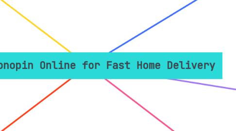 Mind Map: Buy Klonopin Online for Fast Home Delivery