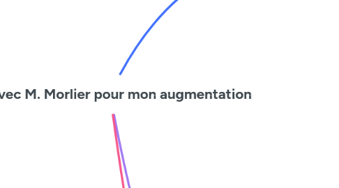 Mind Map: RDV avec M. Morlier pour mon augmentation