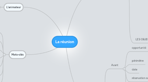 Mind Map: La réunion