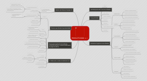 Mind Map: PRODUCTIVIDAD