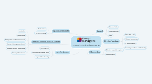Mind Map: Special rules for directors