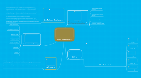 Mind Map: Mooc e-Learning