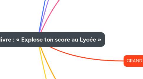 Mind Map: Résumé du livre : « Explose ton score au Lycée »