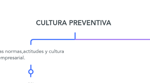 Mind Map: CULTURA PREVENTIVA