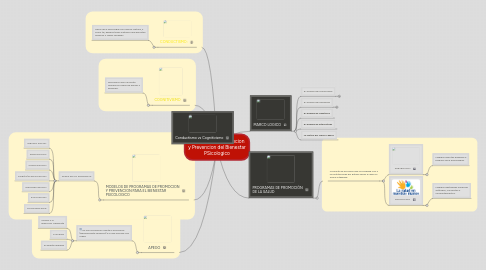 Mind Map: Programas de Promocion y Prevencion del Bienestar PSicologico