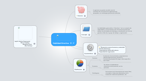 Mind Map: Habilidad Directiva