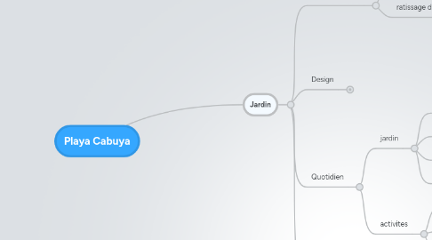 Mind Map: Playa Cabuya