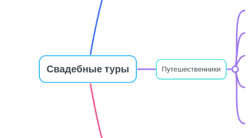 Mind Map: Свадебные туры