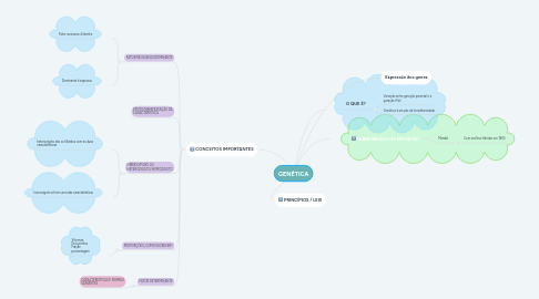 Mind Map: GENÉTICA