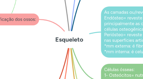 Mind Map: Esqueleto