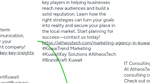 Mind Map: Streamline Your IT Operations with AtheosTech’s Consulting in Kuwait - AtheosTech