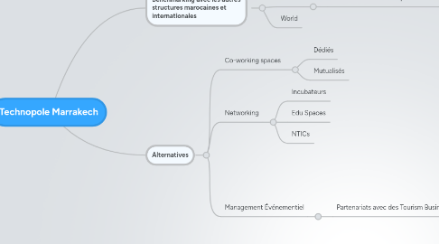 Mind Map: Technopole Marrakech