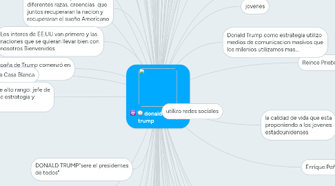 Mind Map: donald trump