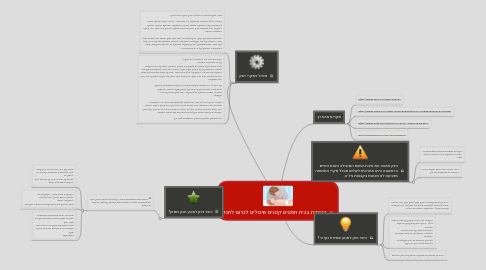 Mind Map: בטיחות בבית חפצים קטנים שיכולים לגרום לחנק