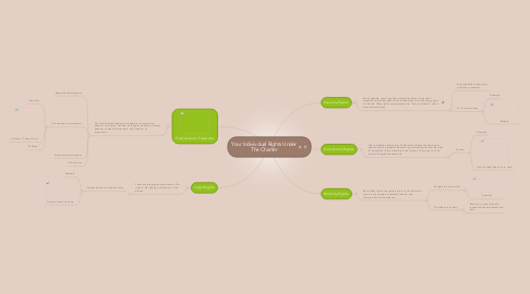 Mind Map: Your Indivivdual Rights Under The Charter